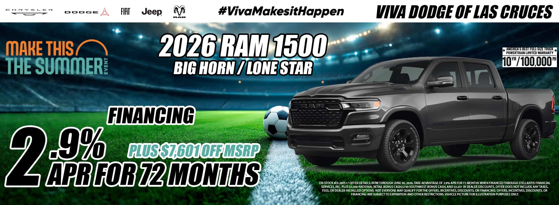 Viva Dodge Las Cruces June 2026 Ram 1500 Special