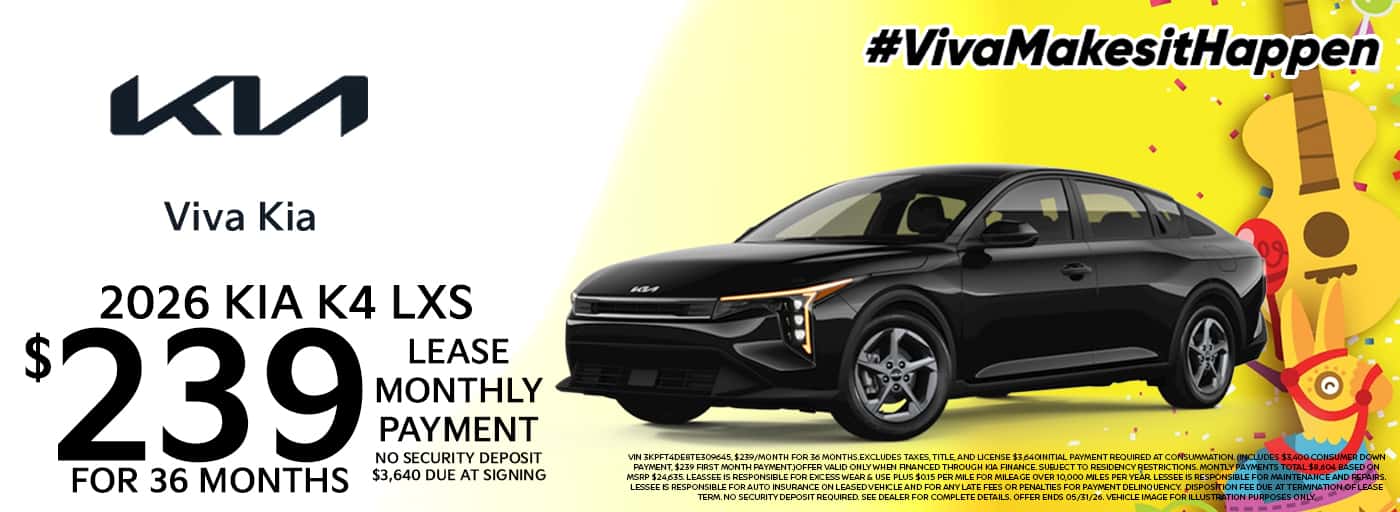 Viva Kia May 2026 K4 Special