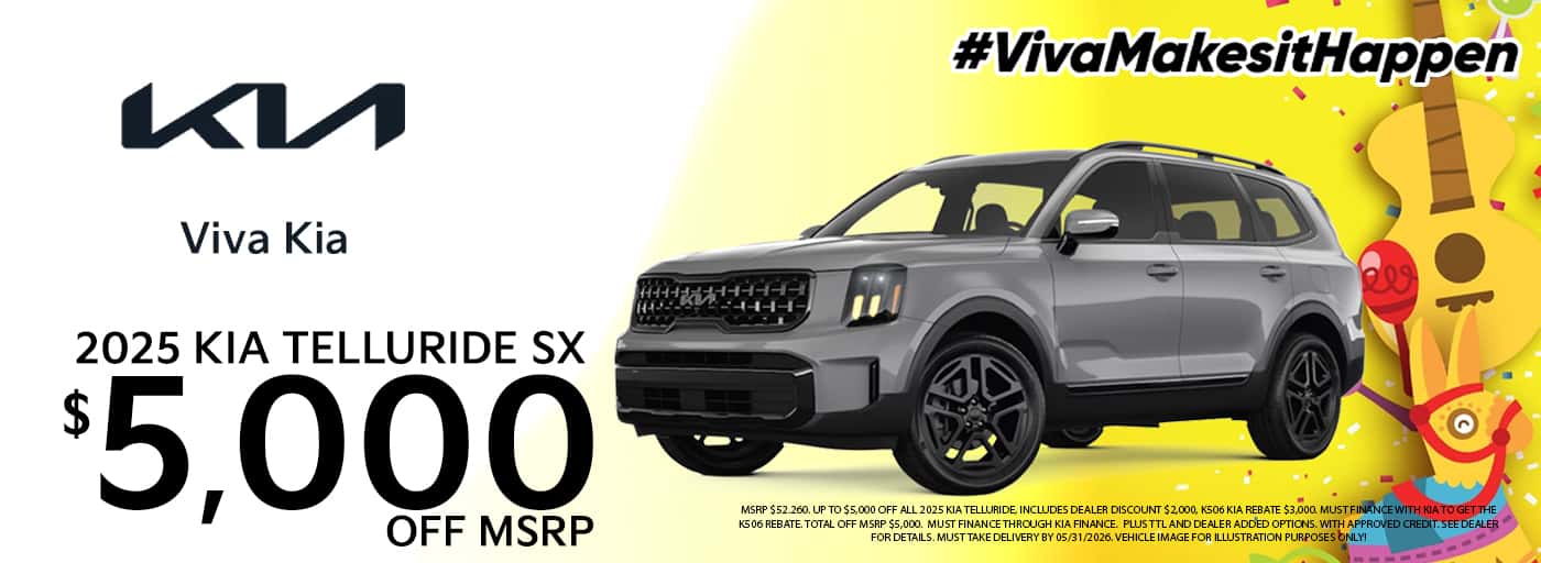Viva Kia May 2026 Telluride Special