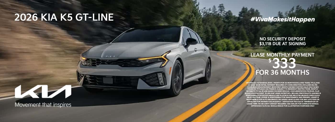 Viva Kia October 2026 K5 Special