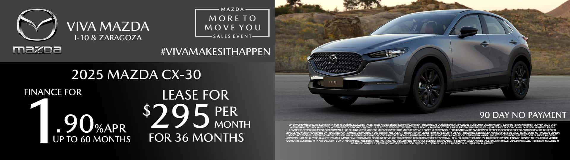 Viva Mazda July 2025 CX-30 Special
