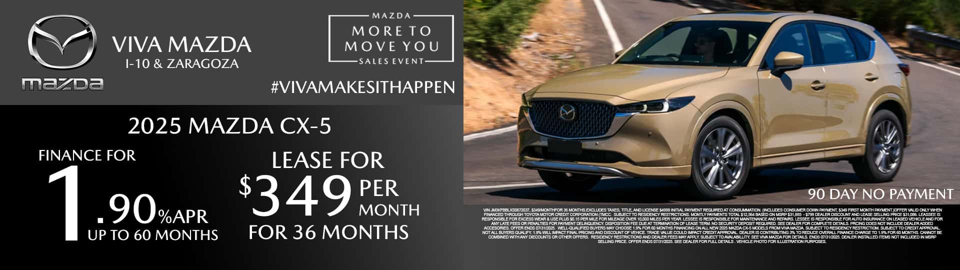 Viva Mazda July 2025 CX-5 Special