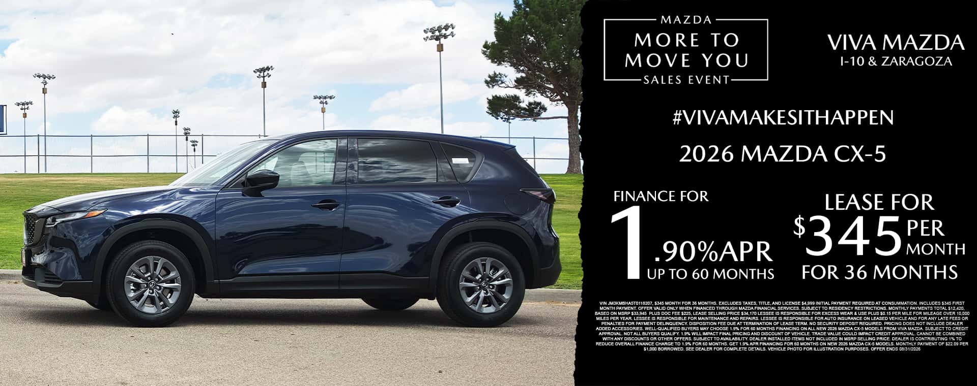 Viva Mazda August 2026 CX-5 Special