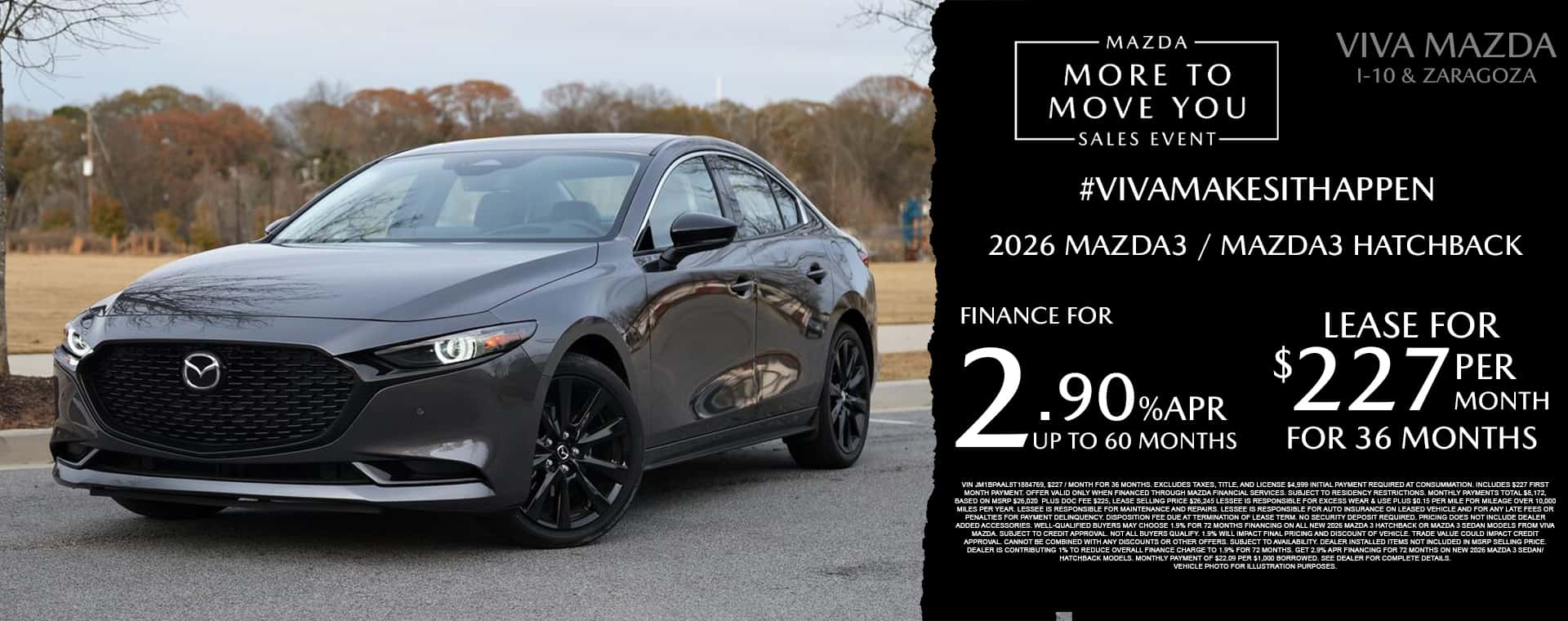 Viva Mazda July 2026 Mazda3 Special