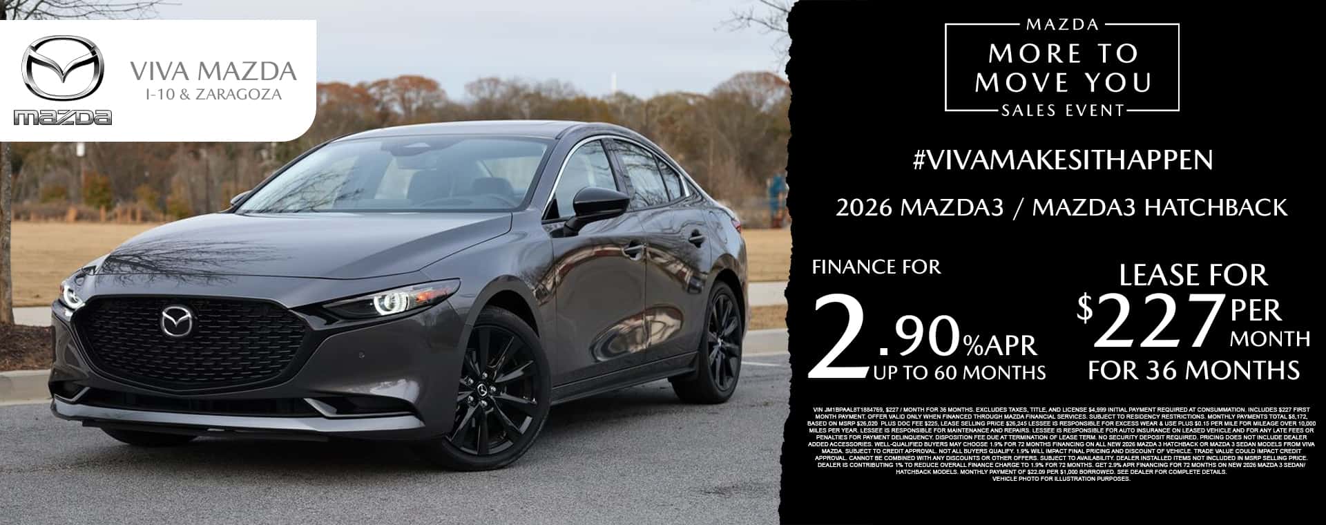 Viva Mazda July 2026 Mazda3 Special