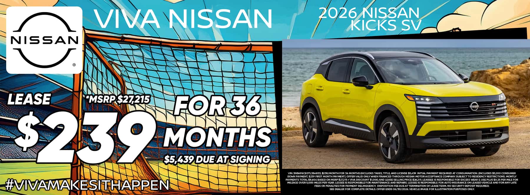 Viva Nissan June 2026 Kicks Special