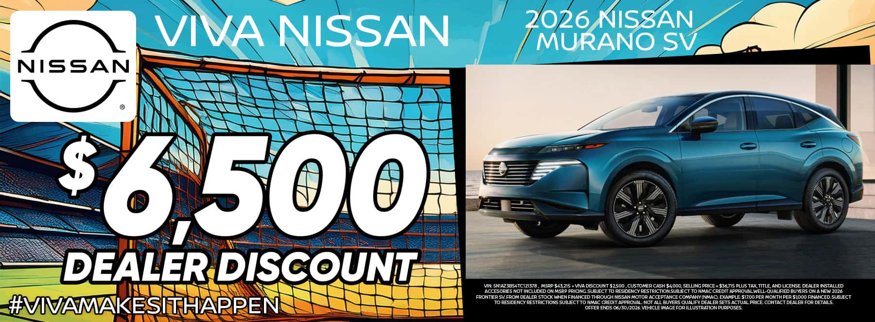 Viva Nissan June 2026 Murano Special