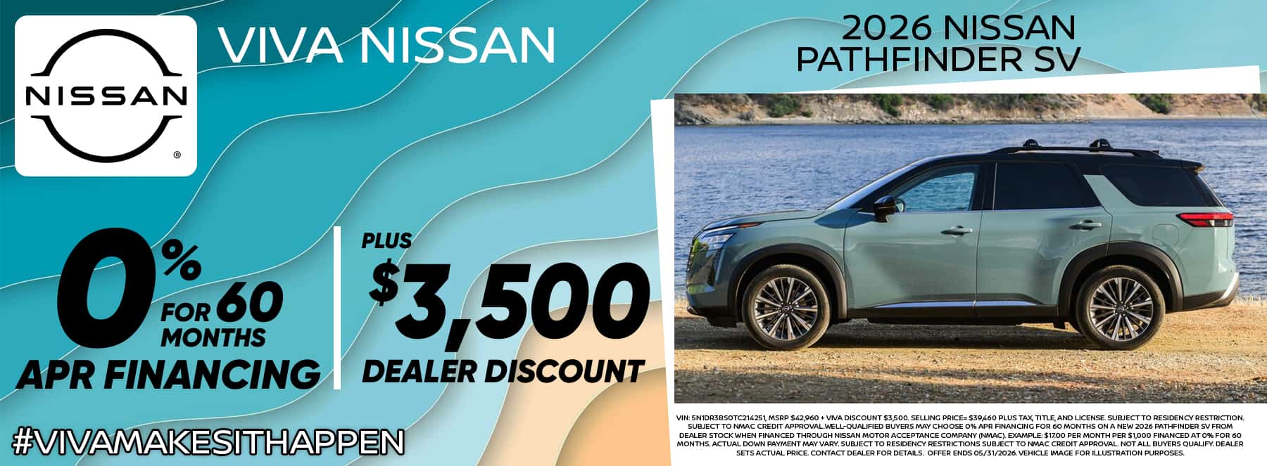 Viva Nissan May 2026 Pathfinder Special