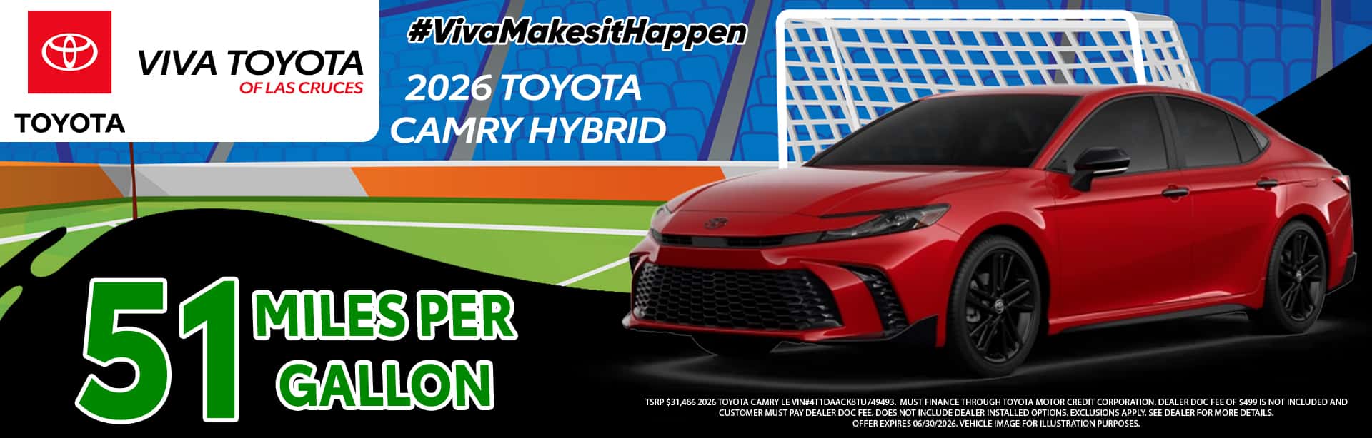 Viva Toyota June 2026 Camry Special