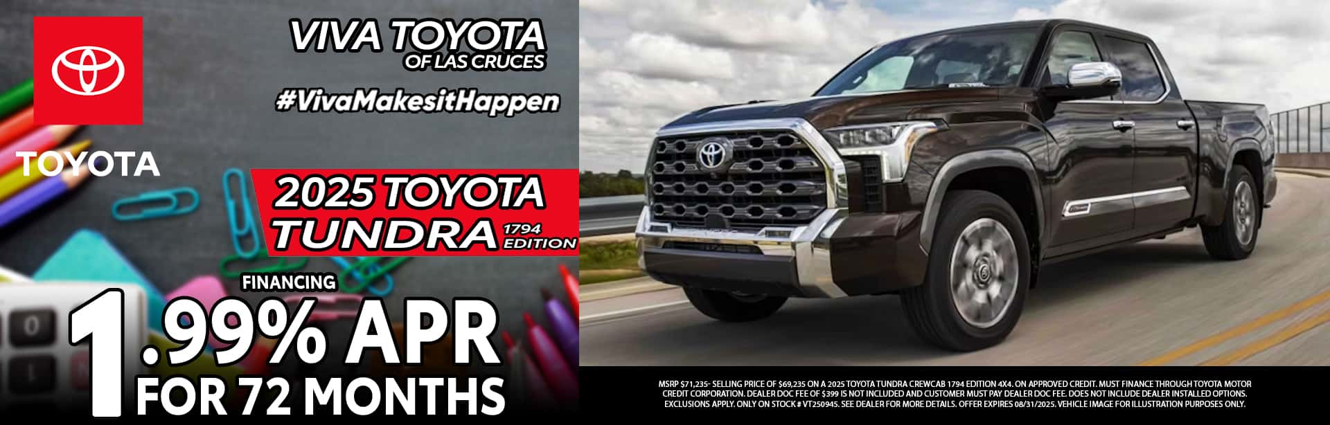 Viva Toyota August Tundra Special