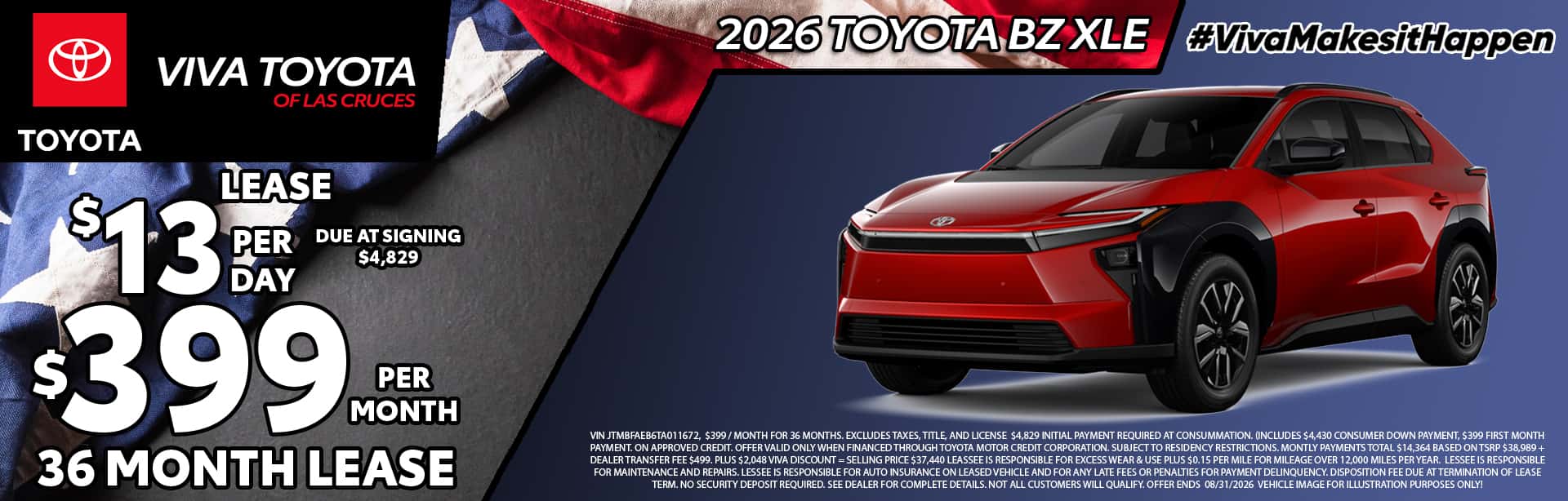 Viva Toyota September 2026 BZ Special