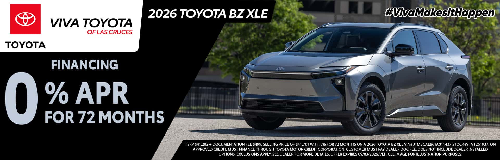 Viva Toyota August 2026 BZ Special