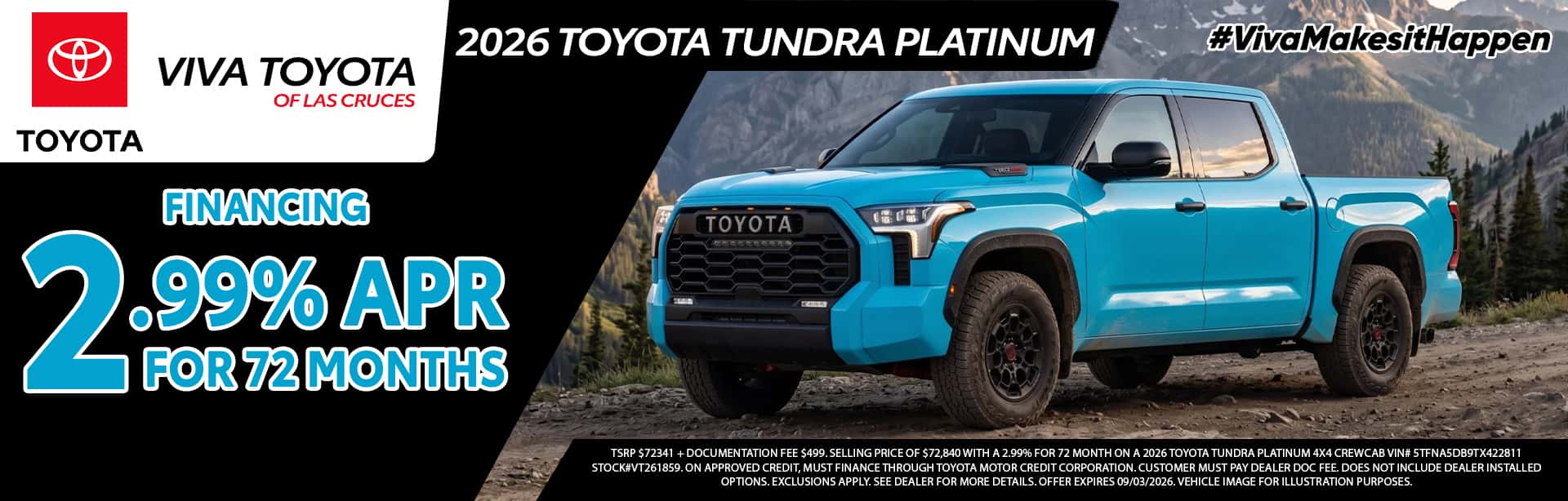 Viva Toyota August 2026 Tundra Special