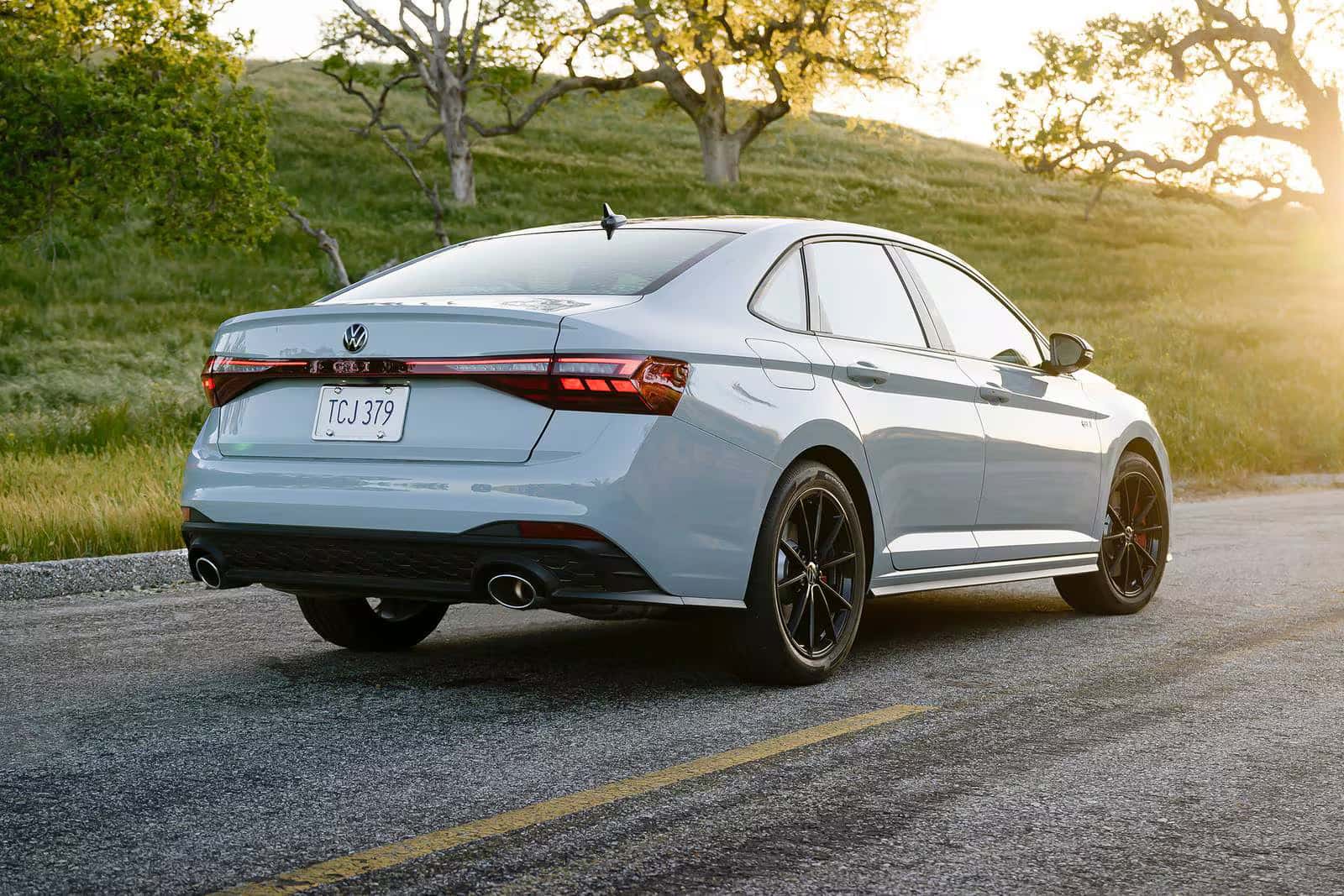 2026 Jetta GLI driving on a road