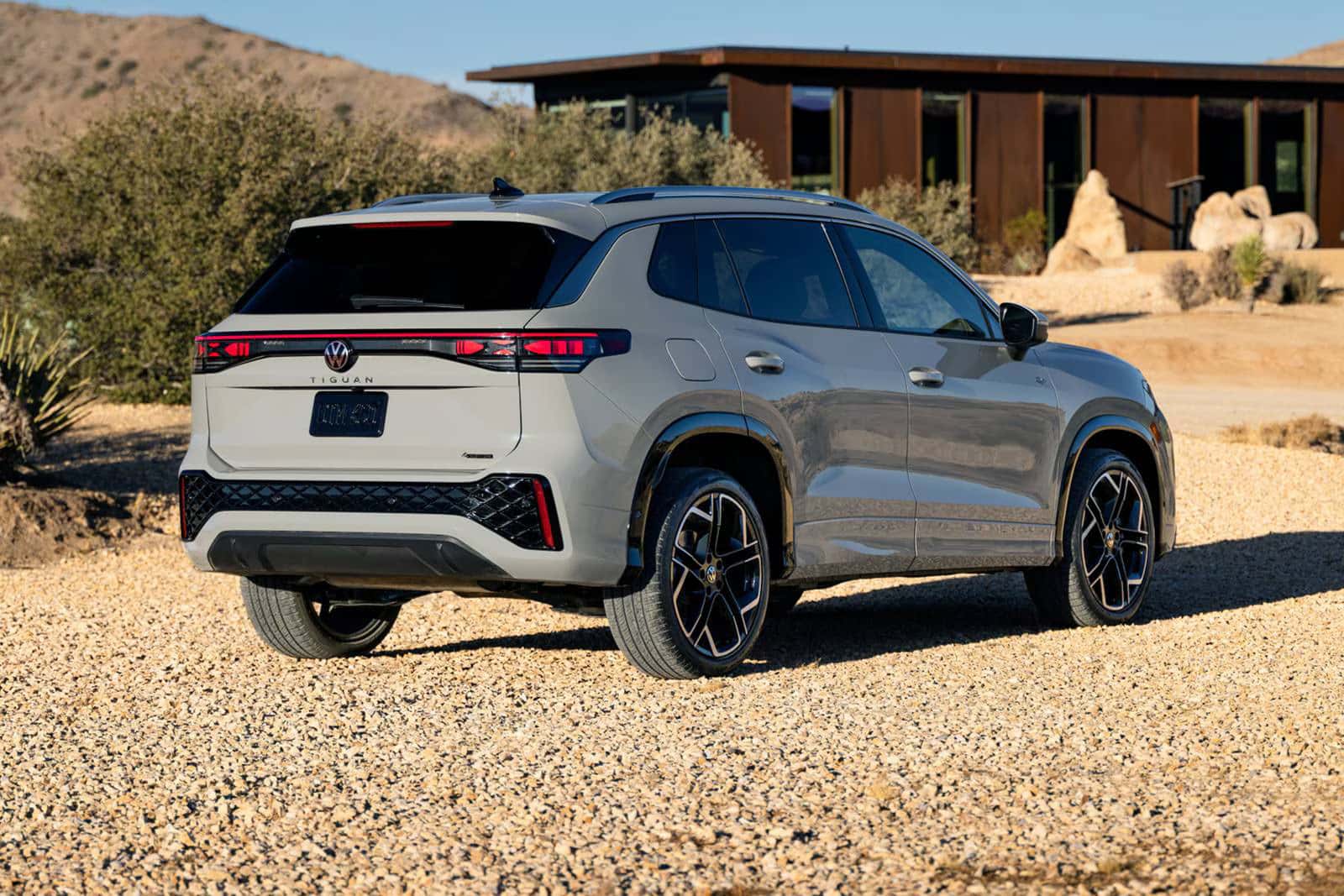 an exterior look at the back end of the 2026 volkswagen tiguan