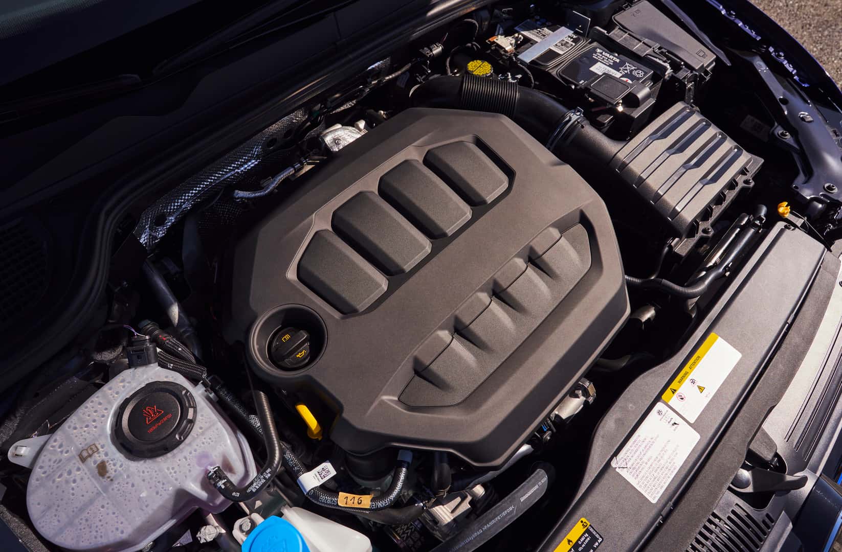 a look at the engine of the 2026 volkswagen golf r