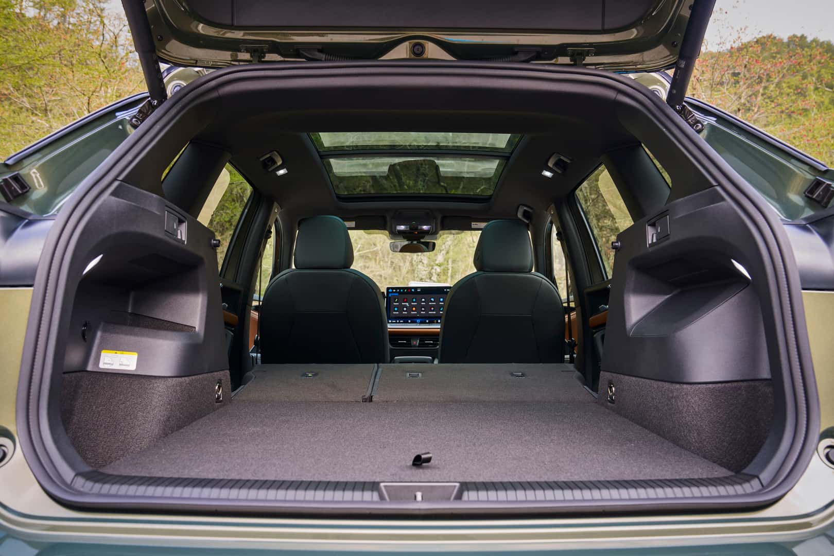 a view of the interior and cargo space in the 2026 volkswagen tiguan