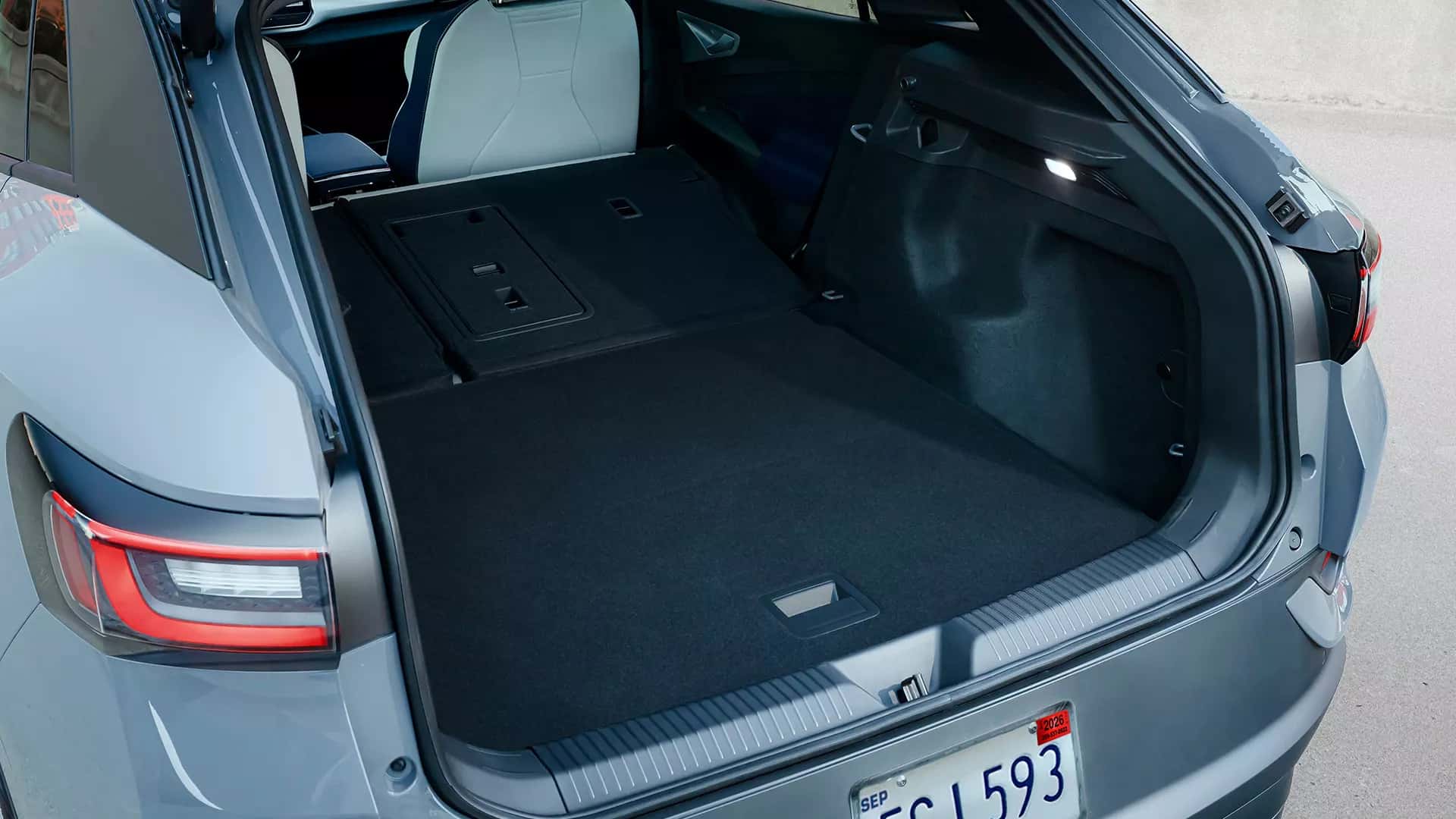a view of the cargo space in the new 2026 Volkswagen ID.4