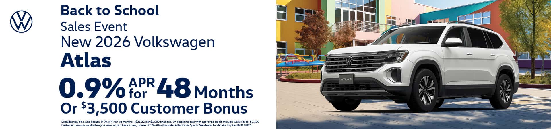 New 2026 Volkswagen Atlas | Volkswagen Orland Park