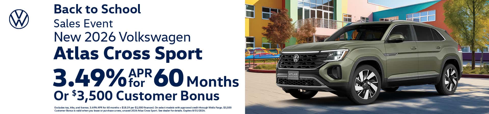 New 2026 Volkswagen Atlas Cross Sport | Volkswagen Orland Park