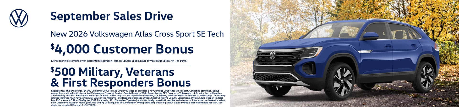 2026 VW Atlas Cross Sport