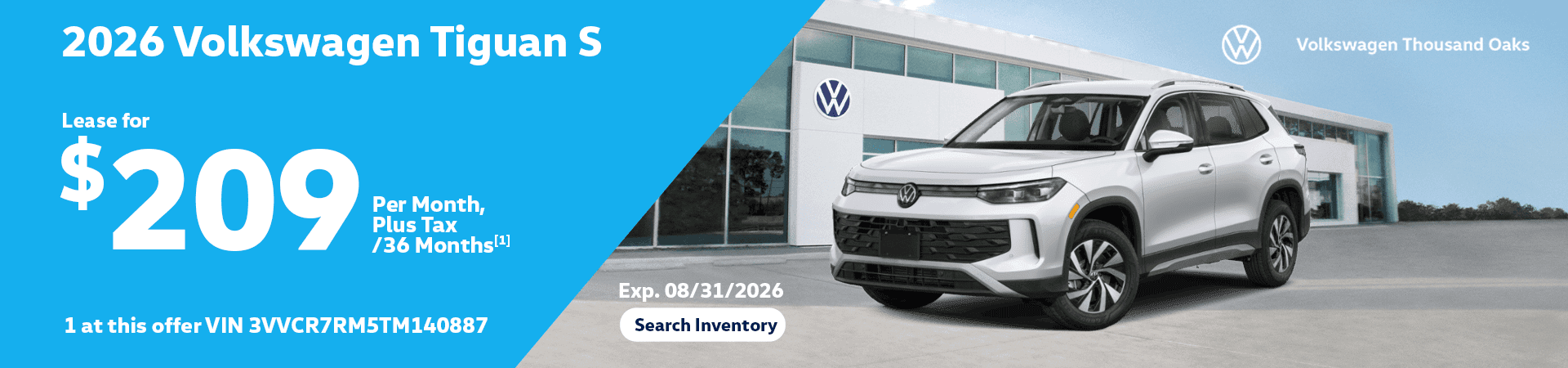 TO VW Aug 26 Banners 26 Tiguan S