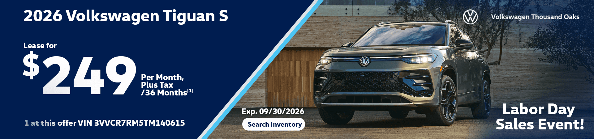 2026 VW Tiguan S
