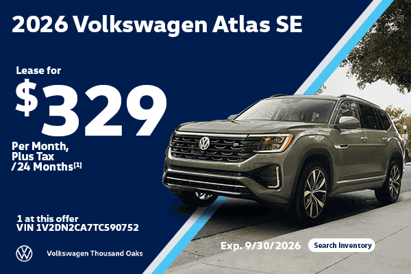2026 VW Atlas SE Lease for $329/mo