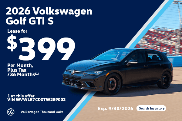 2026 VW Golf GTI Lease for $399/mo