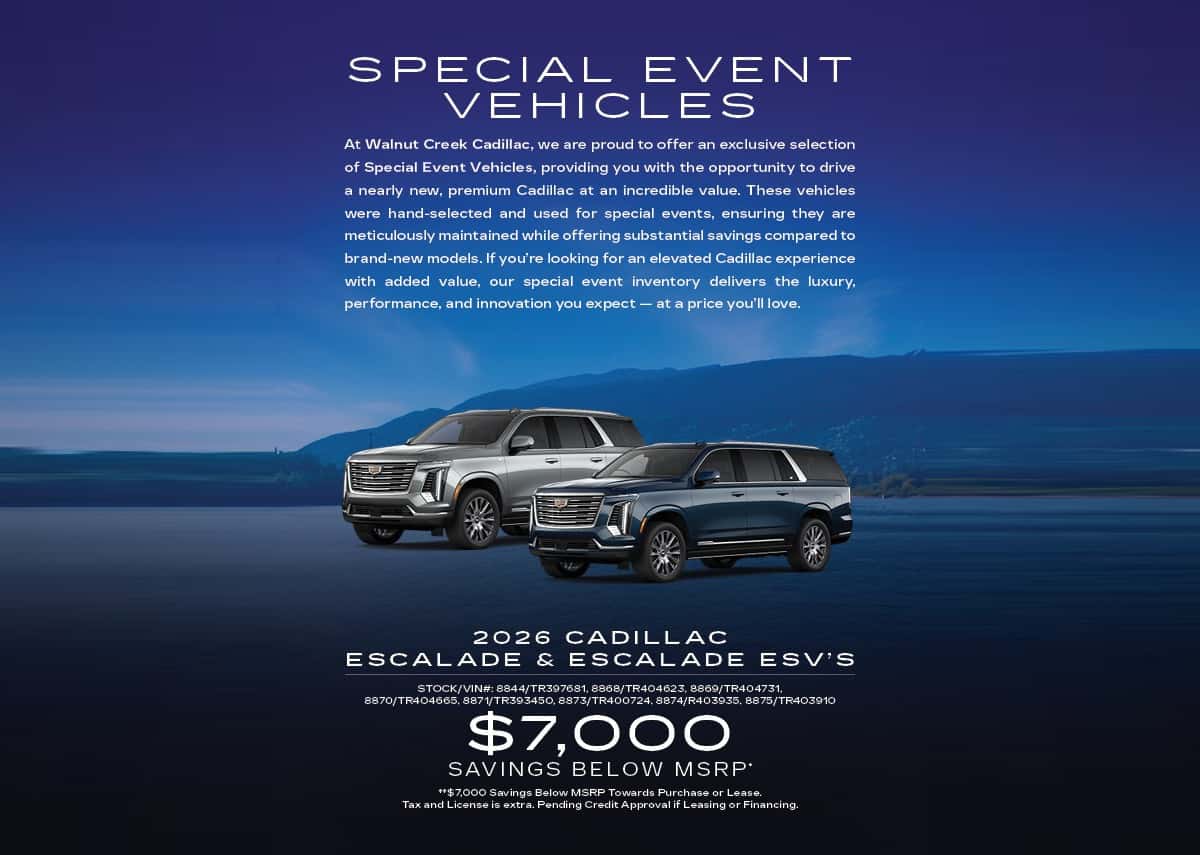 Cadillac SUV Event