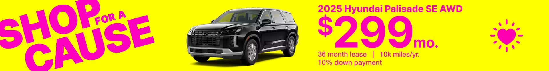 2025 Hyundai Palisade SE Lease Special