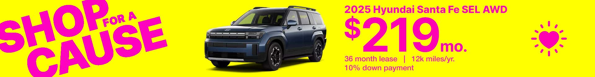 2025 Hyundai Santa Fe SEL Lease Special