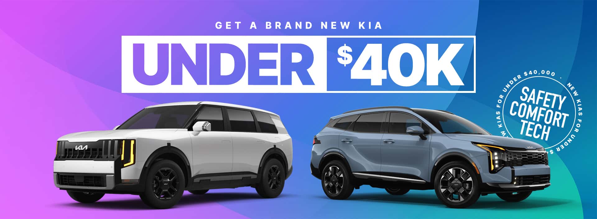 Get a Brand New Kia Under $40K