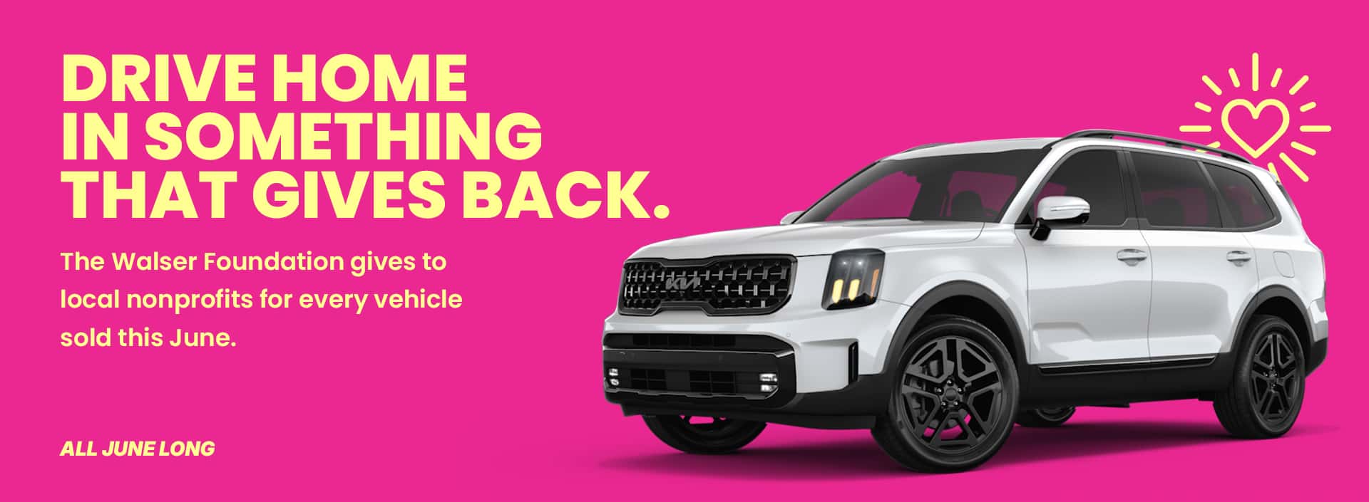 Shop For A Cause at Walser Kia