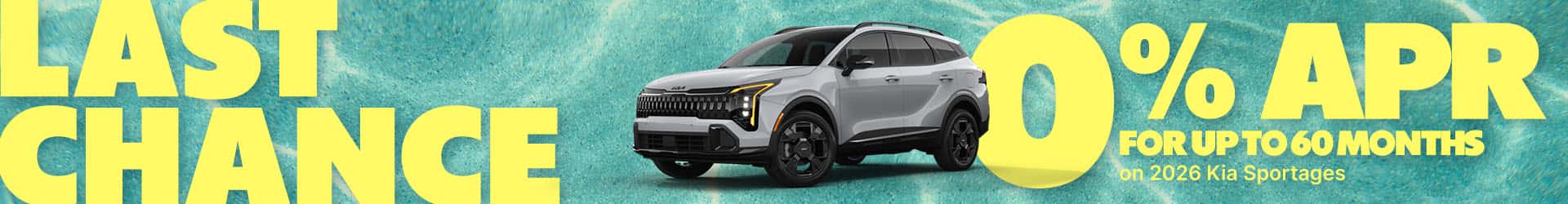 Walser Kia exclusive financing rate of 0% APR for up to 60 months on select Kia Sportage, Sportage Hybrid, Sorento, and Sorento Hybrid models.