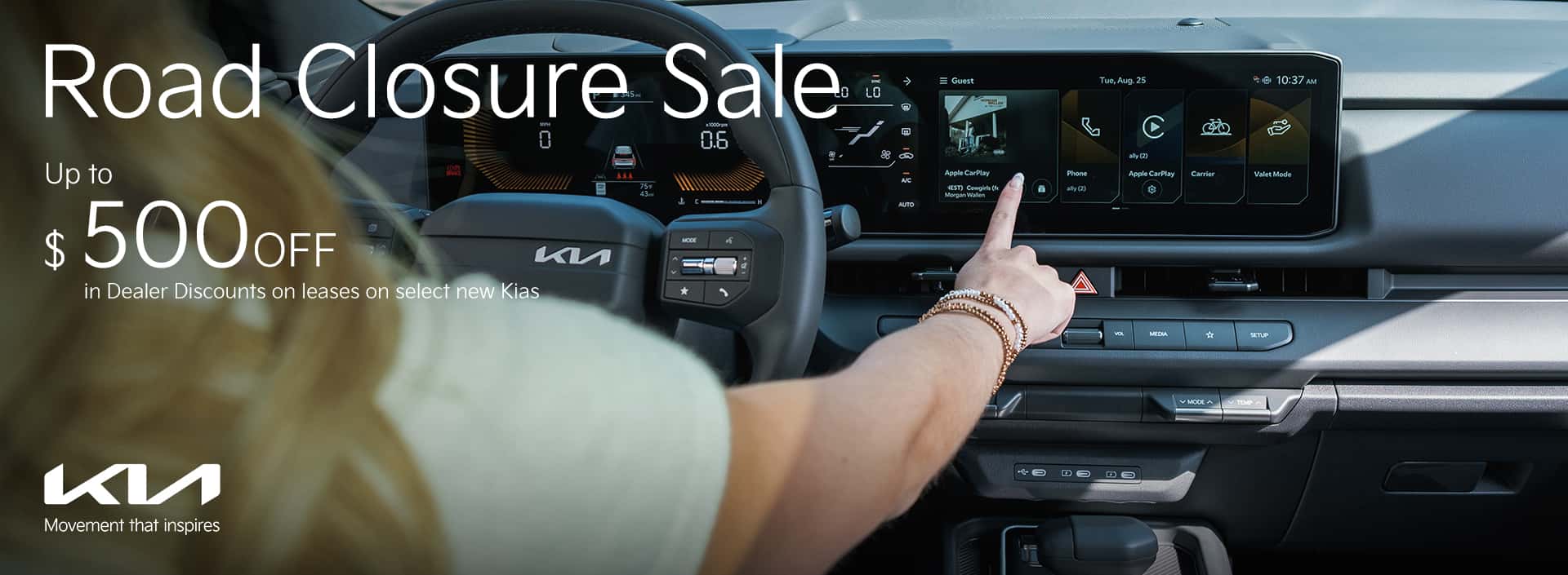 Up to $500 off the online price of select new vehicles
