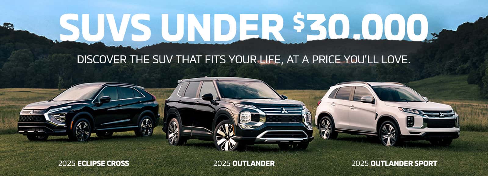 SUV's Under 30k