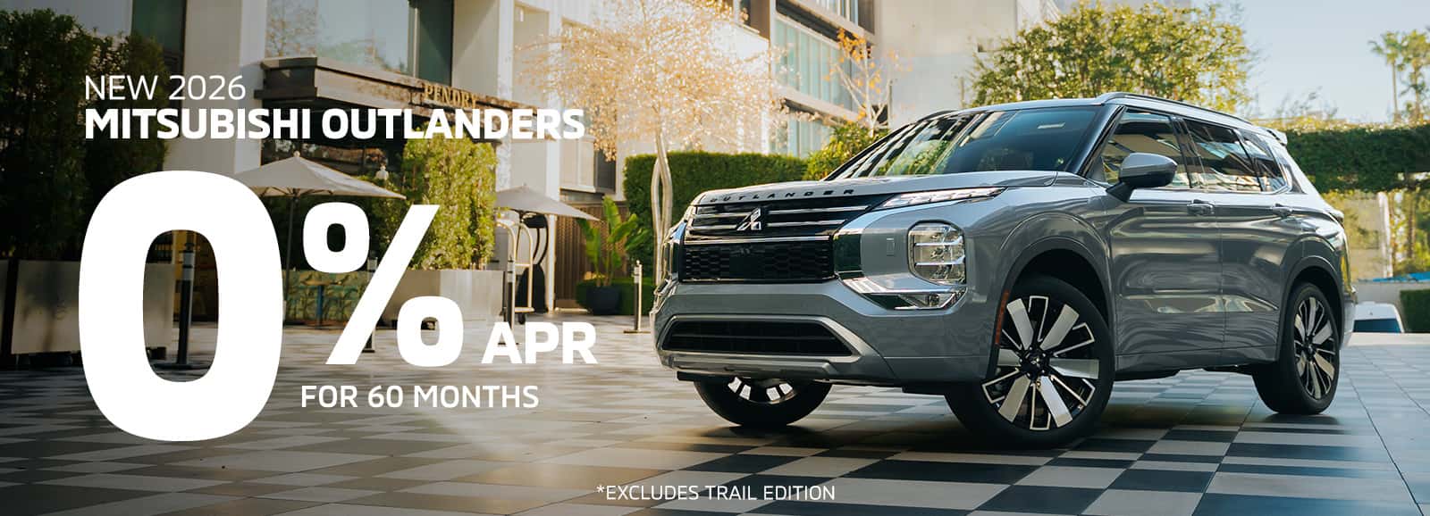 0% APR on outlanders at Walser all month long
