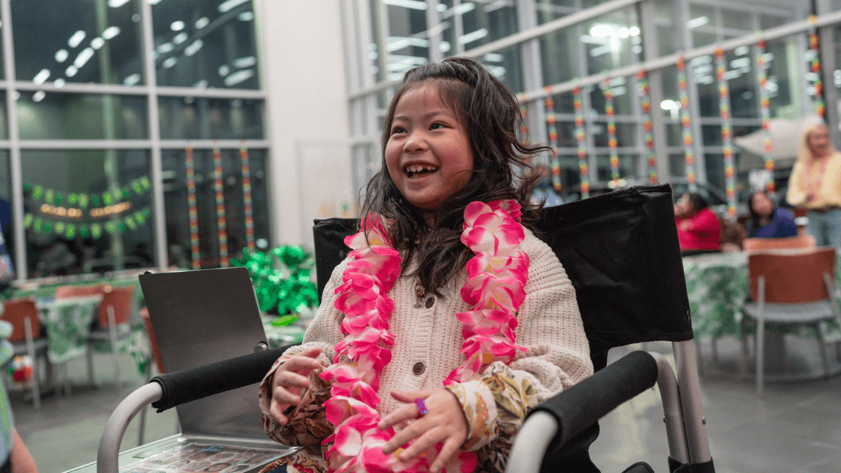 Avery a six-year-old who has shown incredible strength while battling leukemia