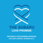 Walser Subaru Burnsville has been recognized on a national level by Subaru of America as a Love Promise Story of the Month winner