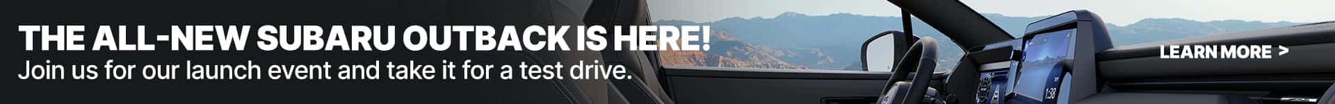 2026 Subaru Outback Launch Event June 27, 2026 Walser Subaru Burnsville