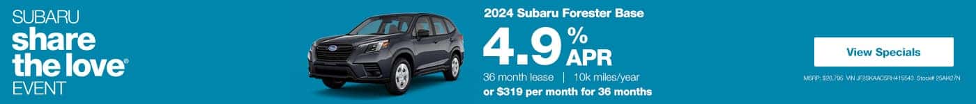 231115-SUBARU-SRPBanner-StartOfMonth-ShareTheLove-Forester