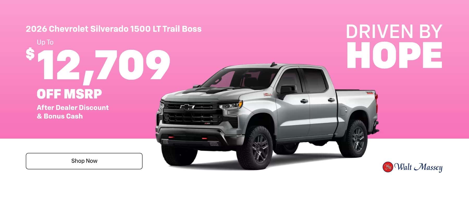 Driven by Hope October 2026 Offer