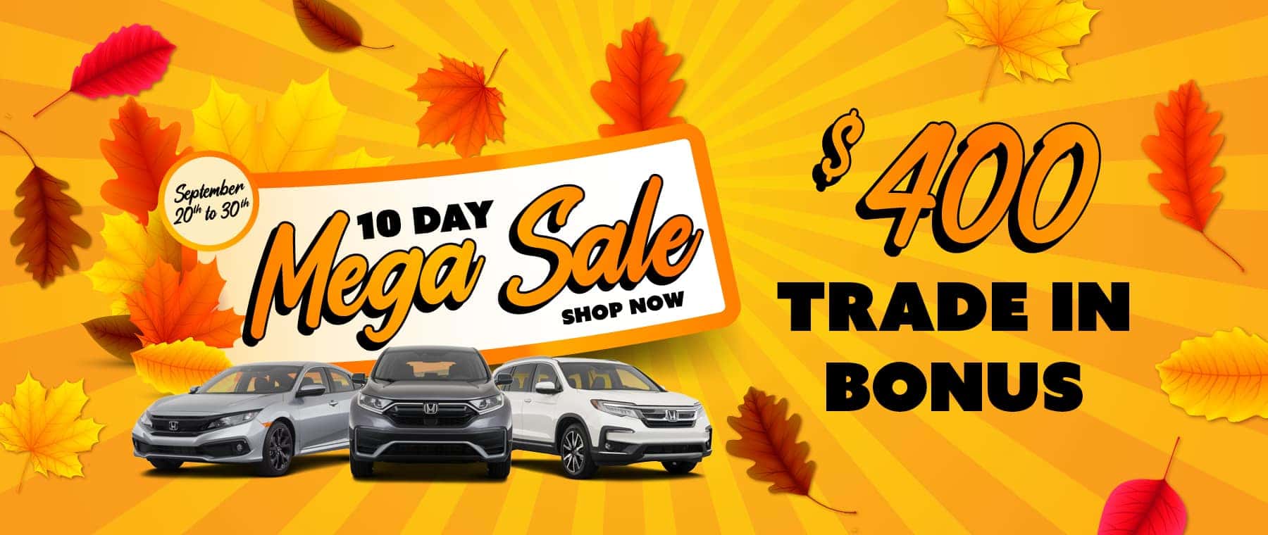 10 Day Mega Sale At Waterloo Honda