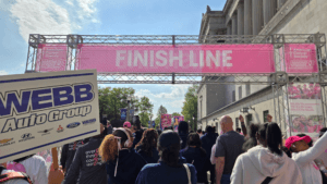 Breast Cancer Walk 2024 Finish line