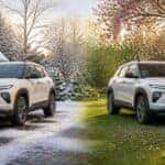 2027 Chevrolet Trailblazer in winter and spring at Webb Chevy Plainfield, Plainfield, IL