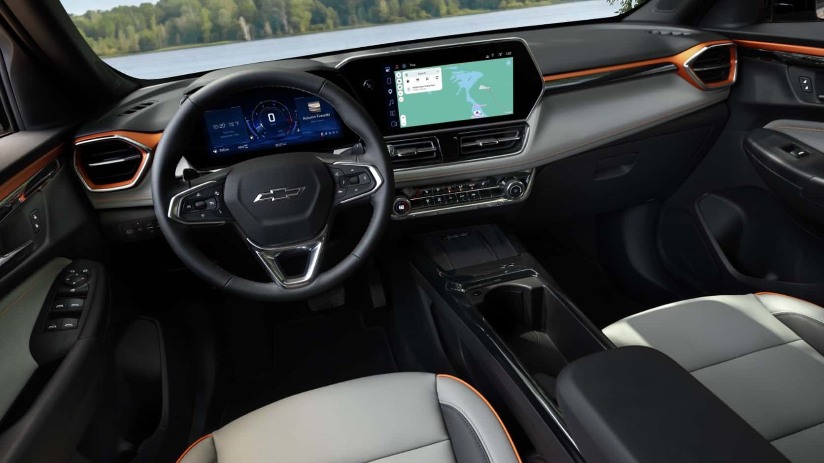 2027 Chevrolet Trailblazer interior and touchscreens at Webb Chevy Plainfield, Plainfield, IL