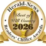 Herald-News Best of Will County 2026 Readers Choice Awards seal
