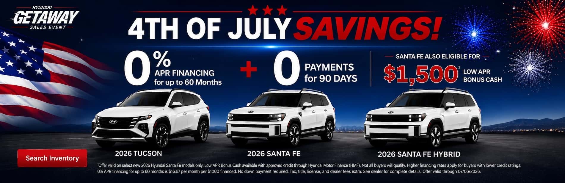 4th of July Savings