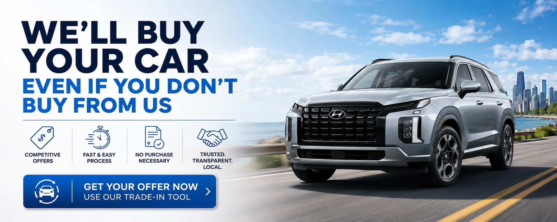 We'll Buy Your Car at Webb Hyundai Merrillville